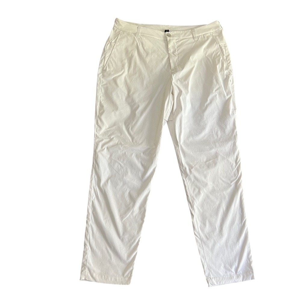 Lululemon Men's 36 Commission Golf Pant White Straight Leg Lightweight Pants